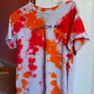 A tie dye shirt